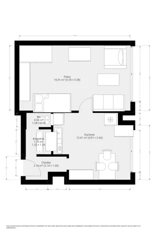 Pronájem bytu 1+1, Brno, Součkova, 42 m2