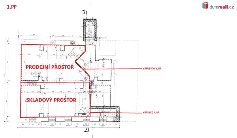 Pronájem obchodního prostoru, Hodonín, Dolní Valy, 130 m2