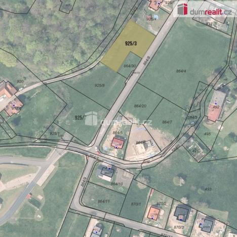 Prodej pozemku pro bydlení, Děčín, Lomená, 1500 m2