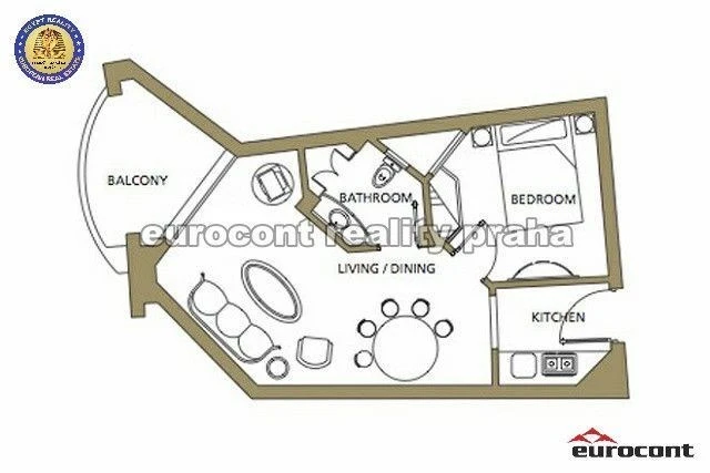 Prodej bytu 2+kk, Hurghada, Egypt, Hurghada, Ismailia Road, 57 m2