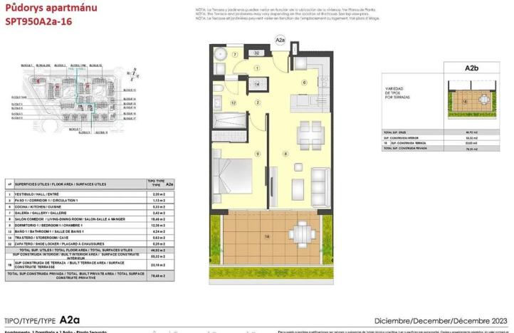 Prodej bytu 2+kk, Torrevieja, Španělsko, 78 m2