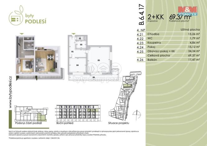 Prodej bytu 2+kk, Jablonec nad Nisou, Jezdecká, 69 m2