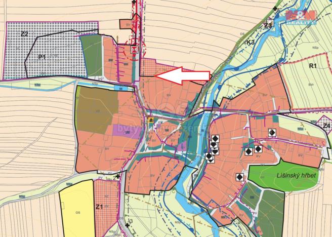 Prodej pozemku pro bydlení, Líšina, 1606 m2