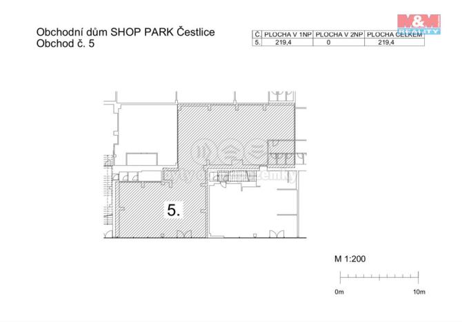 Pronájem obchodního prostoru, Čestlice, Průhonická, 397 m2