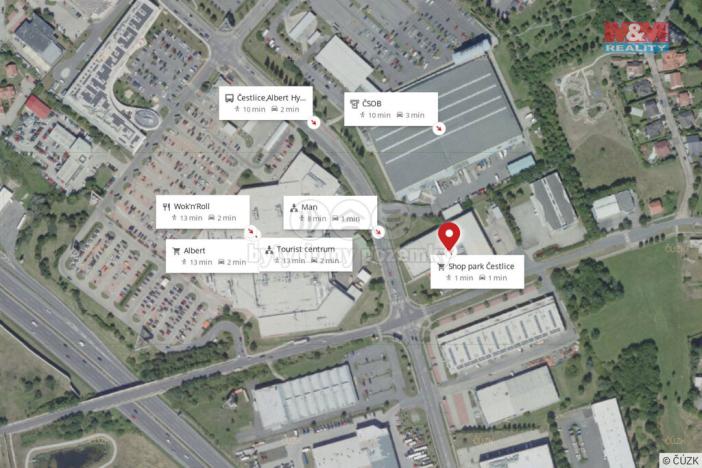Pronájem obchodního prostoru, Čestlice, Průhonická, 397 m2