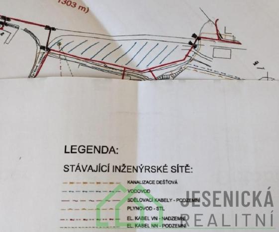 Prodej pozemku pro bydlení, Stará Červená Voda - Nová Červená Voda, 452 m2