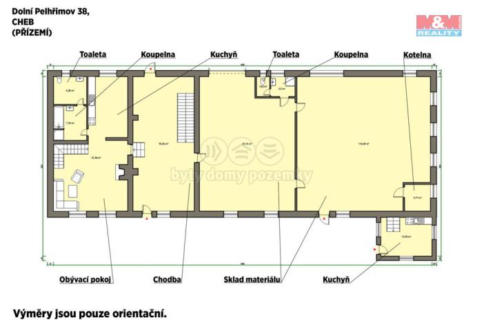 Prodej rodinného domu, Cheb - Pelhřimov, 645 m2