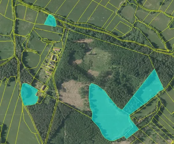 Prodej louky, Mileč, 64884 m2