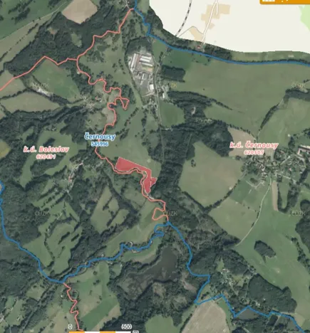 Prodej louky, Černousy, 24506 m2