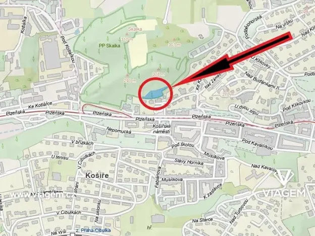 Prodej podílu lesa, Praha - Smíchov, 1393 m2