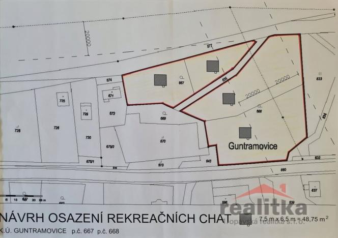 Prodej pozemku pro bydlení, Budišov nad Budišovkou - Guntramovice, 5279 m2