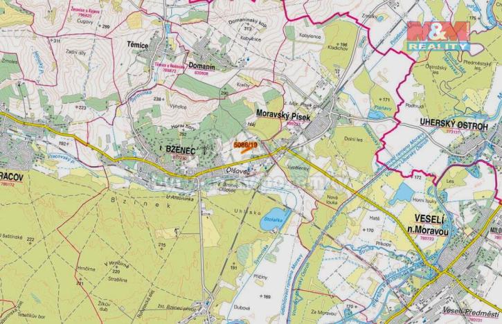 Prodej pole, Bzenec, 1065 m2