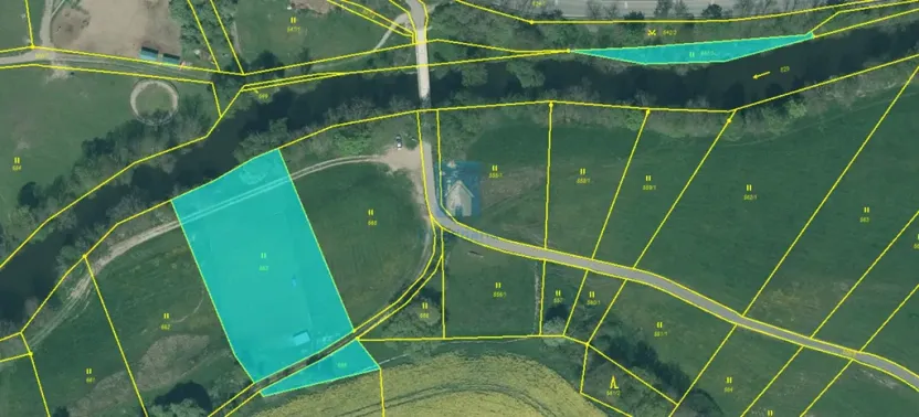 Pronájem louky, Plzeň - Koterov, 3693 m2