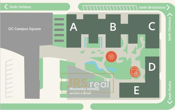 Pronájem kanceláře, Brno, 553 m2