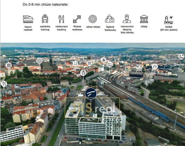 Pronájem kanceláře, Brno, Nové sady, 80 m2