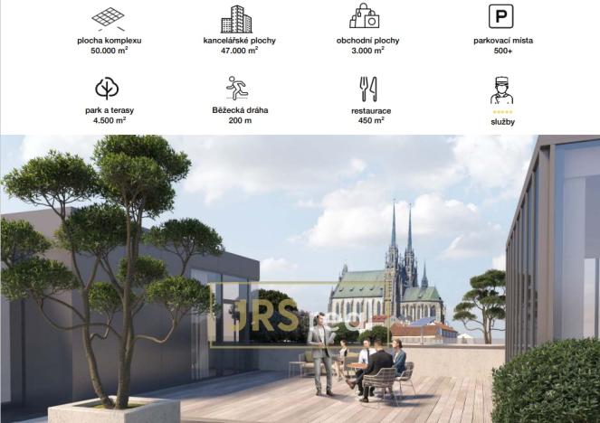 Pronájem kanceláře, Brno, Nové sady, 150 m2