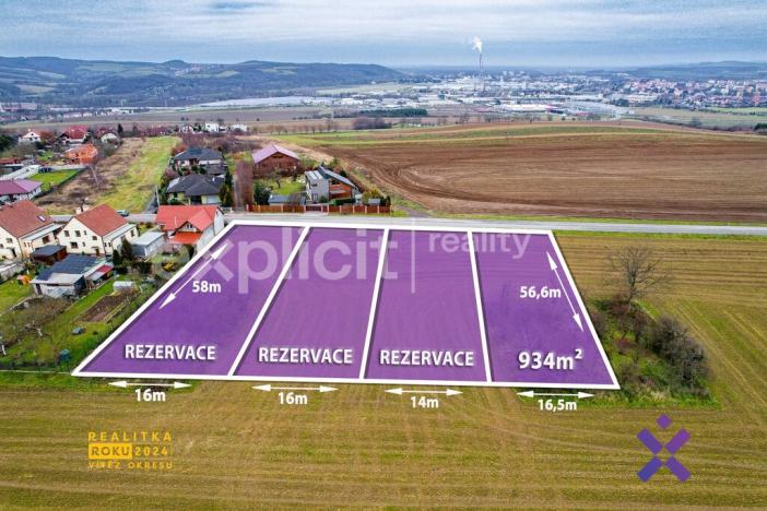 Prodej pozemku pro bydlení, Pohořelice, 934 m2