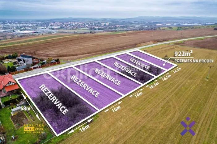 Prodej pozemku pro bydlení, Pohořelice, 922 m2