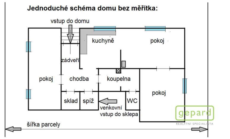 Prodej rodinného domu, Dobrá Voda u Českých Budějovic, Trávní, 90 m2
