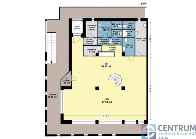 Pronájem obchodního prostoru, Jablonec nad Nisou - Mšeno nad Nisou, Palackého, 264 m2