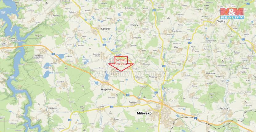Prodej rybníku, Hrejkovice - Níkovice, 1618 m2