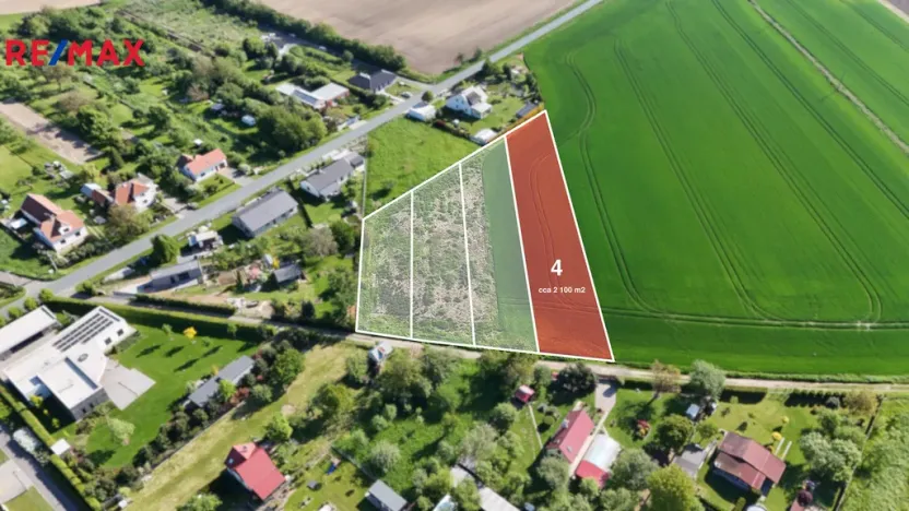 Prodej pozemku pro bydlení, Lazníky, 2100 m2