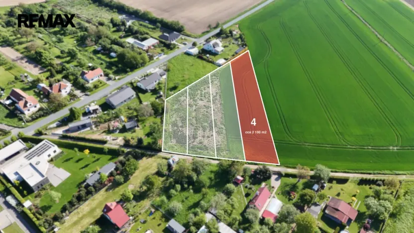 Prodej pozemku pro bydlení, Lazníky, 2100 m2