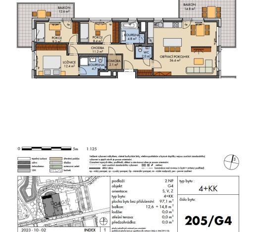 Prodej bytu 4+kk, Praha - Dolní Měcholupy, Honzíkova, 111 m2