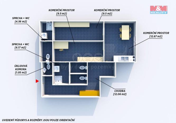 Pronájem obchodního prostoru, Rokycany - Nové Město, V Kasárnách, 56 m2