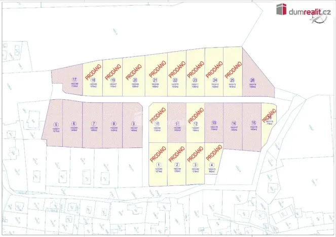 Prodej pozemku pro bydlení, Tři Sekery - Krásné, 1392 m2