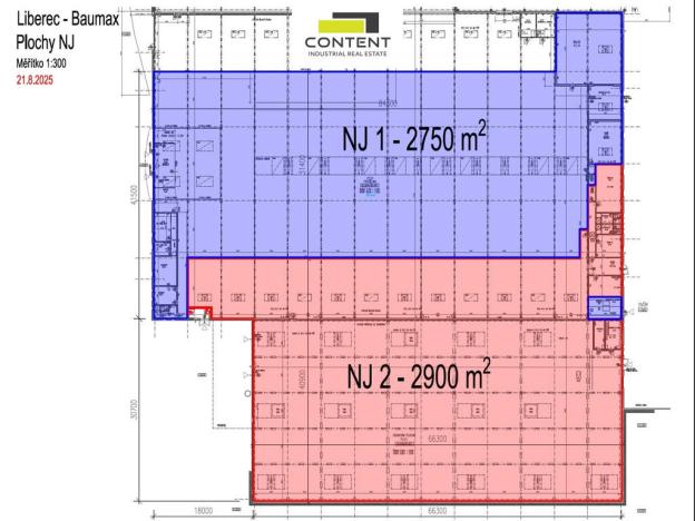 Pronájem skladu, Liberec - Liberec VI-Rochlice, Doubská, 2750 m2