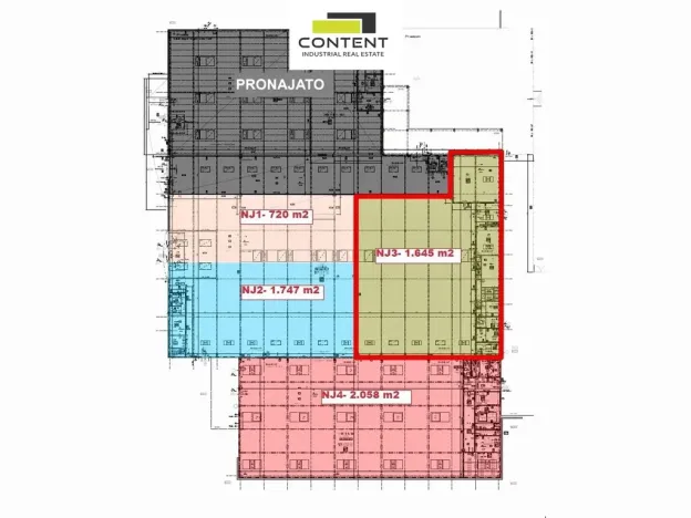 Pronájem skladu, Liberec - Liberec VI-Rochlice, Doubská, 2058 m2