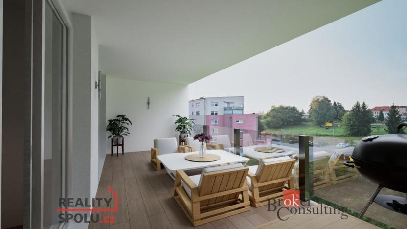 Prodej bytu 2+kk, Kaplice, Na Vyhlídce, 64 m2