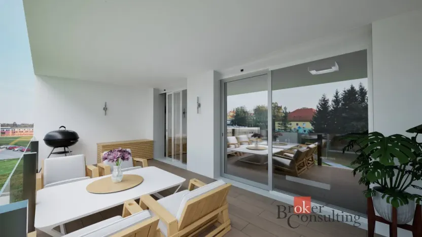 Prodej bytu 2+kk, Kaplice, Na Vyhlídce, 64 m2