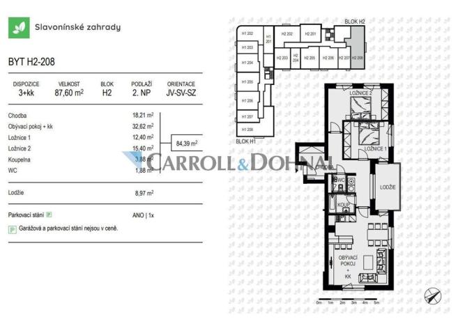 Prodej bytu 3+kk, Olomouc - Povel, Loudova, 88 m2