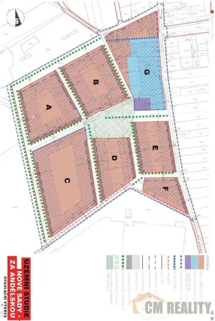 Prodej pozemku pro bydlení, Olomouc - Nové Sady, Andělská, 2198 m2