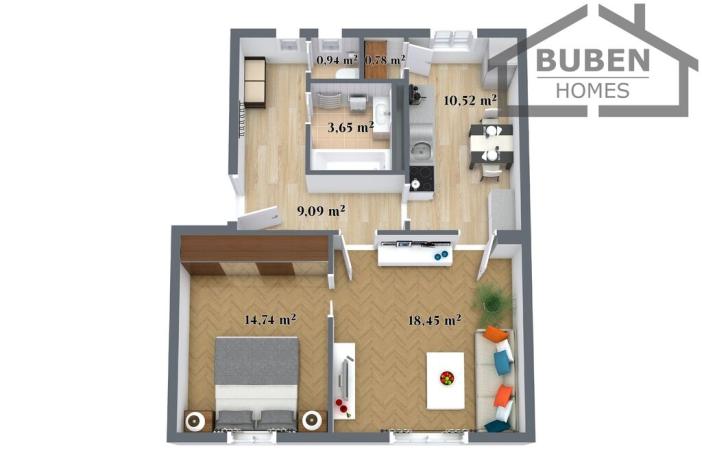 Prodej bytu 2+1, Bor, Vítězná, 68 m2