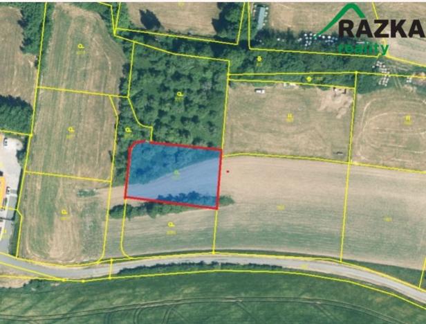 Prodej pozemku pro bydlení, Konstantinovy Lázně - Okrouhlé Hradiště, 1207 m2