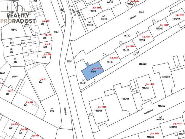 Prodej bytu 3+1, Teplice, Hlávkova, 55 m2