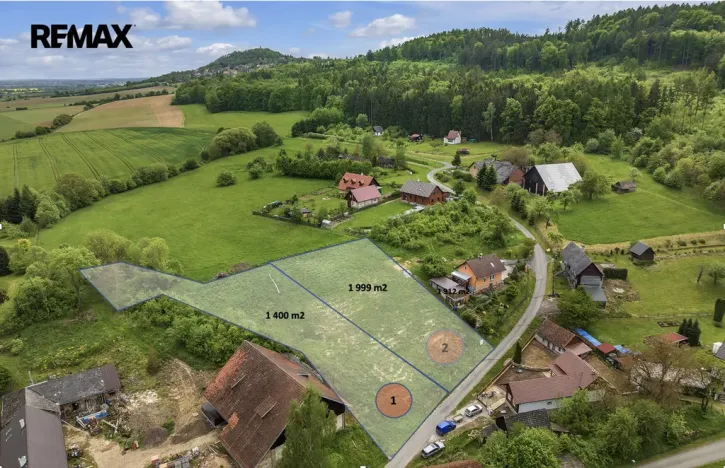 Prodej pozemku pro bydlení, Podhradí, 1400 m2