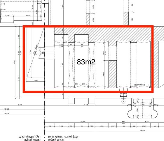 Pronájem skladu, Vítkov, Pivovarská, 83 m2