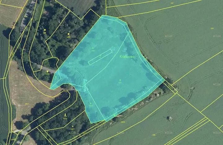 Prodej pozemku pro bydlení, Horní Kruty, 13061 m2