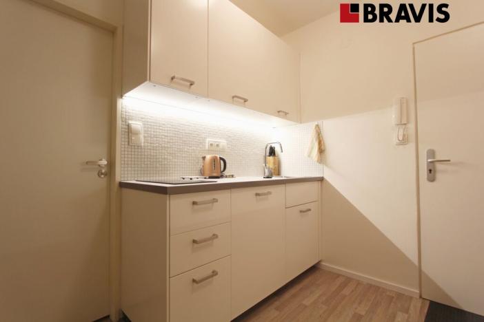 Pronájem bytu 1+kk, Brno - Pisárky, Libušino údolí, 22 m2