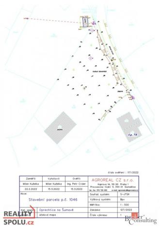 Prodej pozemku pro bydlení, Zahořany - Oprechtice, 2583 m2