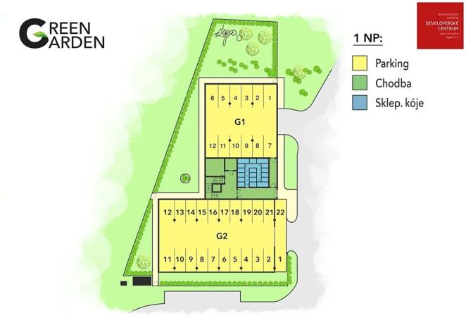 Pronájem garážového stání, Mariánské Lázně, Chebská, 12 m2