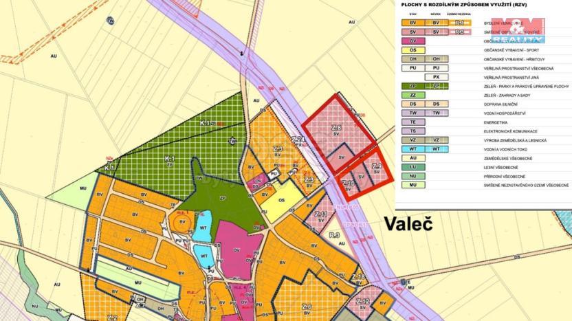 Prodej pozemku pro bydlení, Valeč, 896 m2