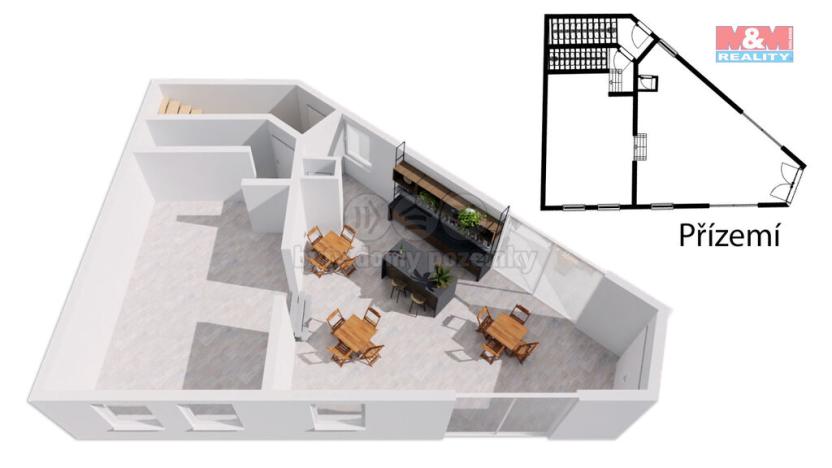 Prodej obchodního prostoru, Kladno, Váňova, 132 m2