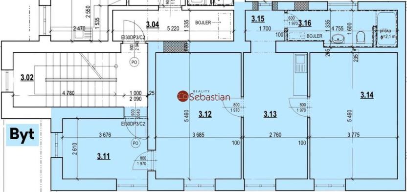 Pronájem bytu 4+kk, Jičín - Valdické Předměstí, Dělnická, 75 m2