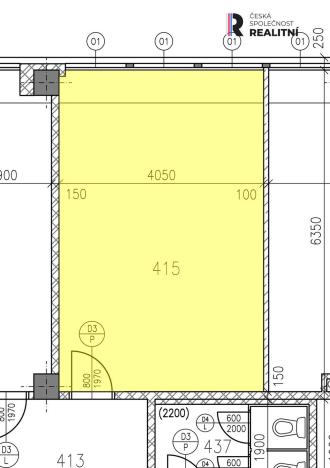 Pronájem kanceláře, Zlín, Kvítková, 25 m2