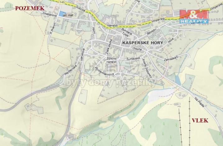 Prodej pozemku pro bydlení, Kašperské Hory, 897 m2